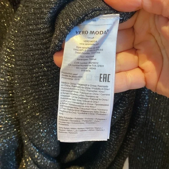 🤍 Vero Moda Long Sleeve Dress - Picture 6 of 7